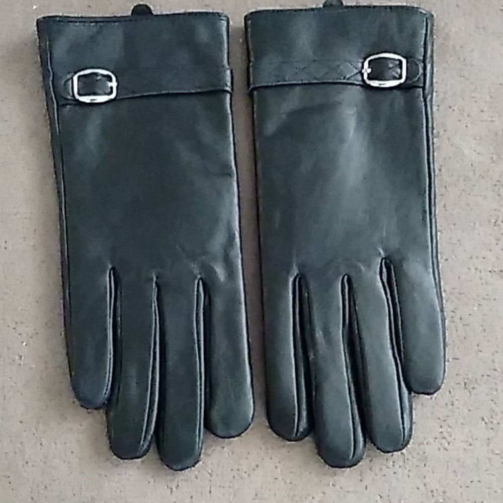 Women's Touchscreen Leather Gloves